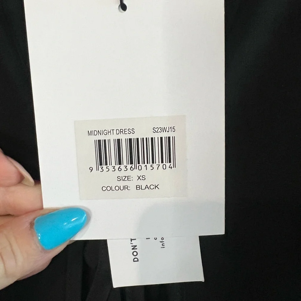 With Jean Midnight Dress in Black - Picture 6 of 10